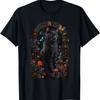 Russian Blue Cat Flower T-Shirt