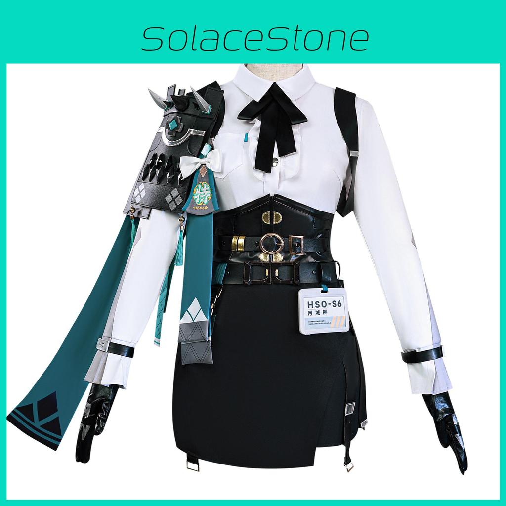 Cute Summer Cosplay Outfit For Character Featuring Polyester Fabric In Multiple Sizes