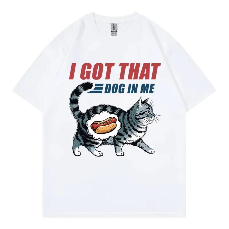 Ich habe diesen Hund in mir Costco Grafik T-Shirt Lustig Kirkland Hot Dog Meme T-Shirt Unisex Unisexs Vintage Stil Kurzarm T-Shirt