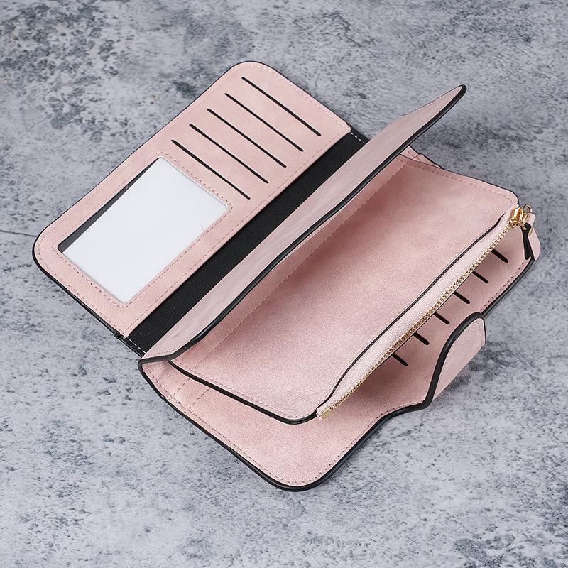 Multicolor Snap Closure Women's Wallet: Coin Purse & Phone Bag with Card Slots