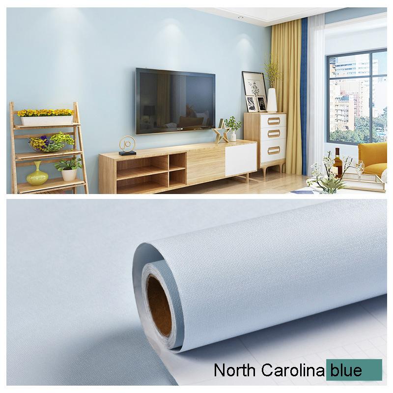 Solid Color Self-Adhesive Wall Decoration Sticker - Waterproof & Moisture-Proof, Instant Adhesive Sticker for Bedroom