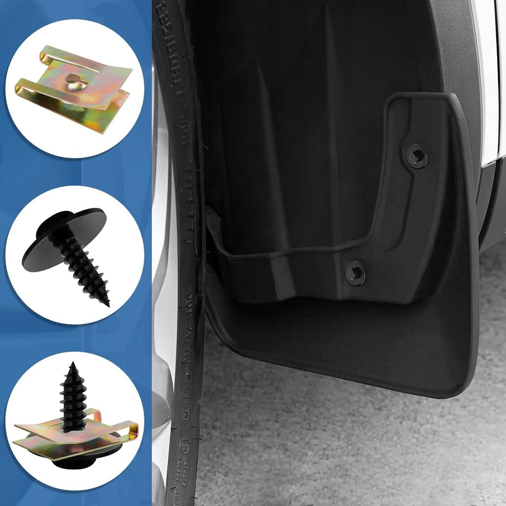 Gemischte Auto-Motorräder Metallschraube Gewindeschneidbefestigung Clip U-Typ Clip mit Schraube Anti-Rost-Schutz Clip Schraube Schnalle Eisenblech