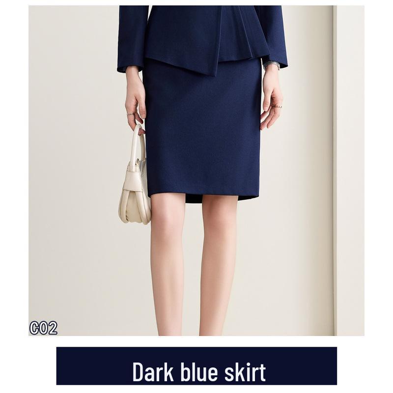 

Элегантный черный женский пиджак с длинным рукавом для профессионального использования в салонах красоты 2XL