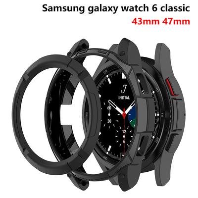 Case for Samsung Galaxy Watch 6 Classic 43mm 47mm Protective TPU Cover for Samsung Galaxy Watch 6 Classic 47mm 43mm Accessories
