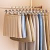10PCS Non-slip Short Neck Trouser Clip Stainless Steel Adjustable Trouser Hanger  Women's Skirt