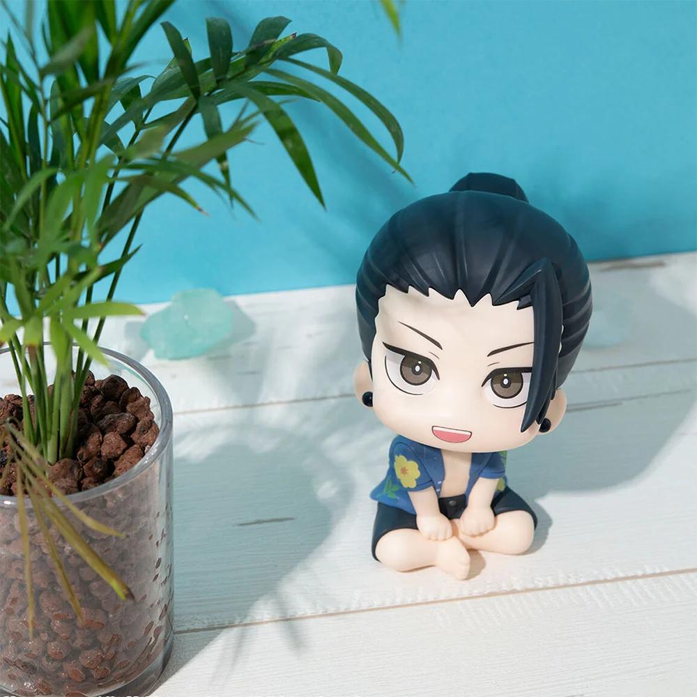 10 Cm Genuine MegaHouse Look Up Jujutsu Kaisen Gojo Satoru & Geto Suguru Q-version Action Figure Collectible Toys