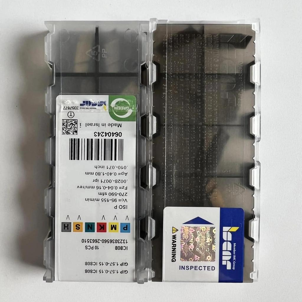 GIP1.57-0.15 IC808 /Industrial indexable Carbide Inserts 10 PCS
