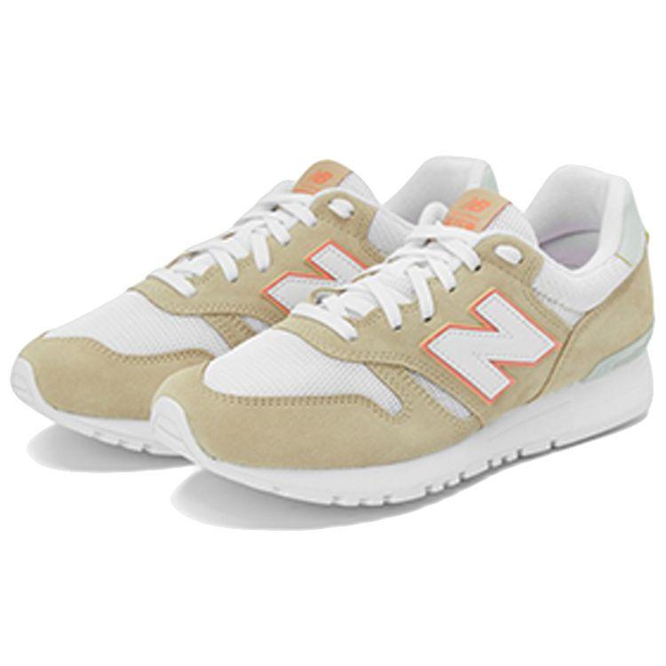 New Balance Nb 565 Retro Comfortable Fabric Leather Low Top Casual Running Shoes Unisex Sneakers Brown White ML565GA1