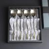 Korean Traditional Hunminjeongeum Gold 4-Person Sujeo Set | STS304 Stainless Steel Spoon & Chopsticks