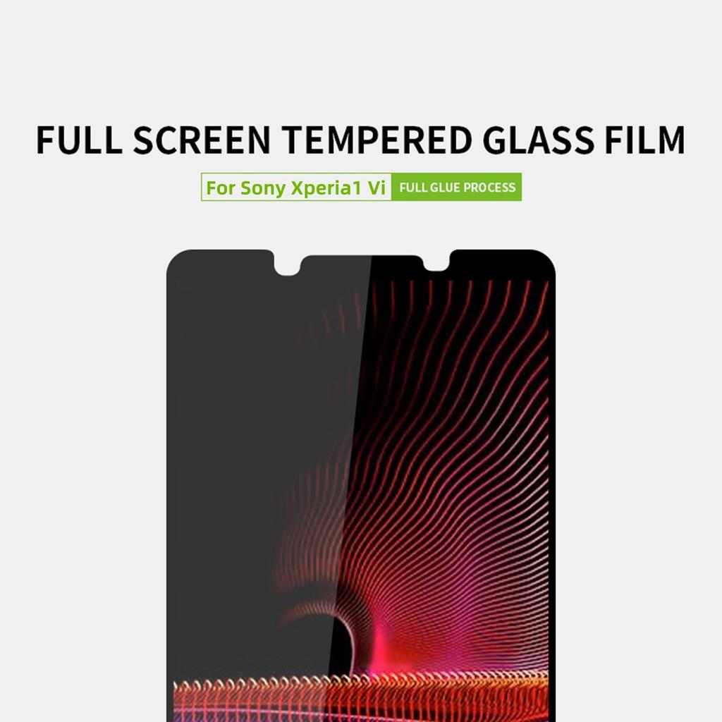 PINWUYO JK Series-2 for Sony Xperia 1 VI Full Screen Protector High Aluminum-Silicon Glass Film