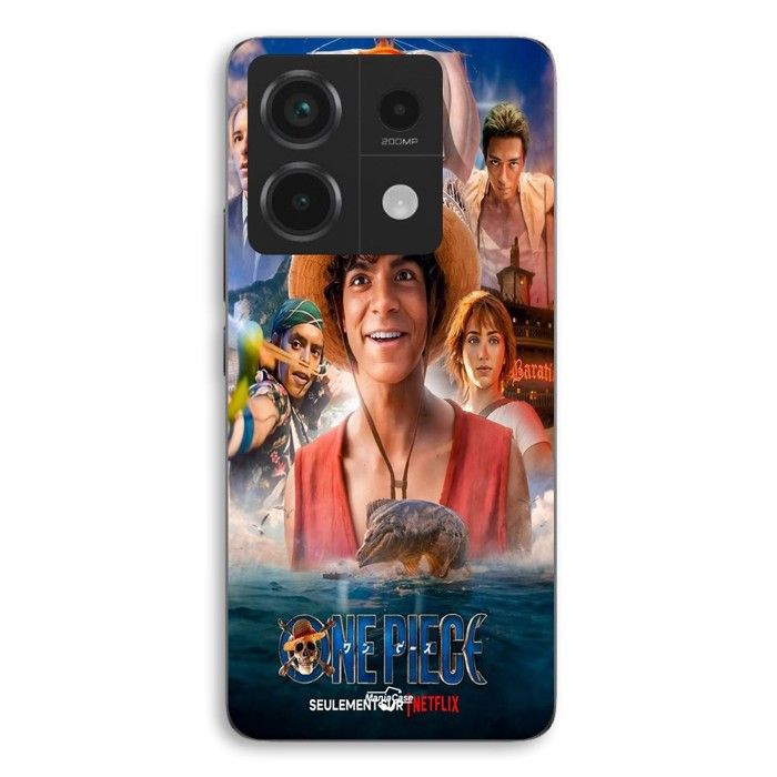 Coque de téléphone - MANIACASE - Xiaomi Redmi Note 13 Pro 5G - Silicone TPU - Souple - Luffy One Piece