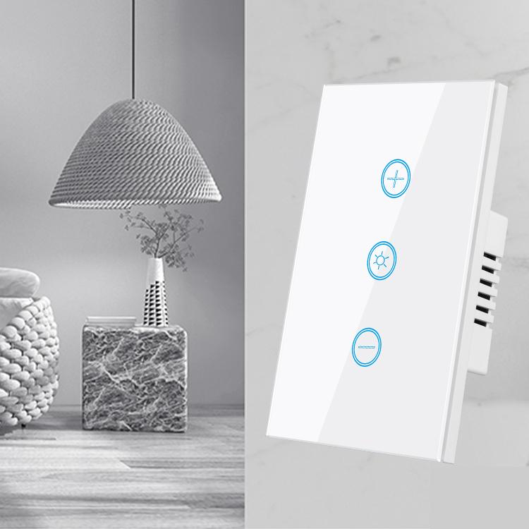 Wifi Smart Wall Switch Glass Panel Wireless Light Control for Smart Home