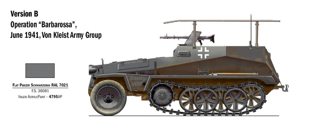 Italeri 7034 1/72 Sd.Kfz250/3 Greif