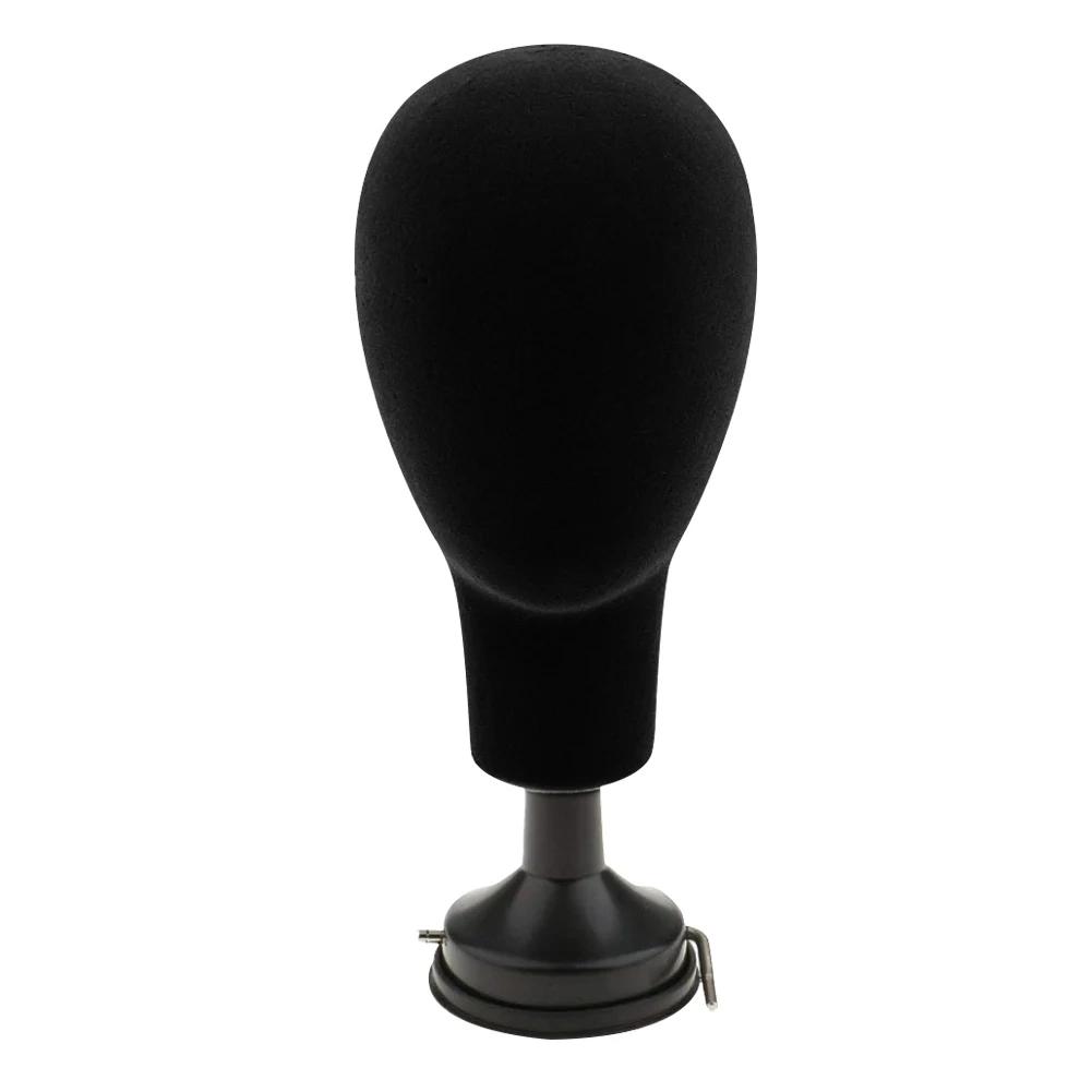 Praktyczny Model Głowy z Flokowanej Pianki Peruki Kapelusze Okulary Stojak Ekspozycyjny Uchwyt Stojak Męski Żeński Model Głowy Manekina Rekwizyty Fotograficzne