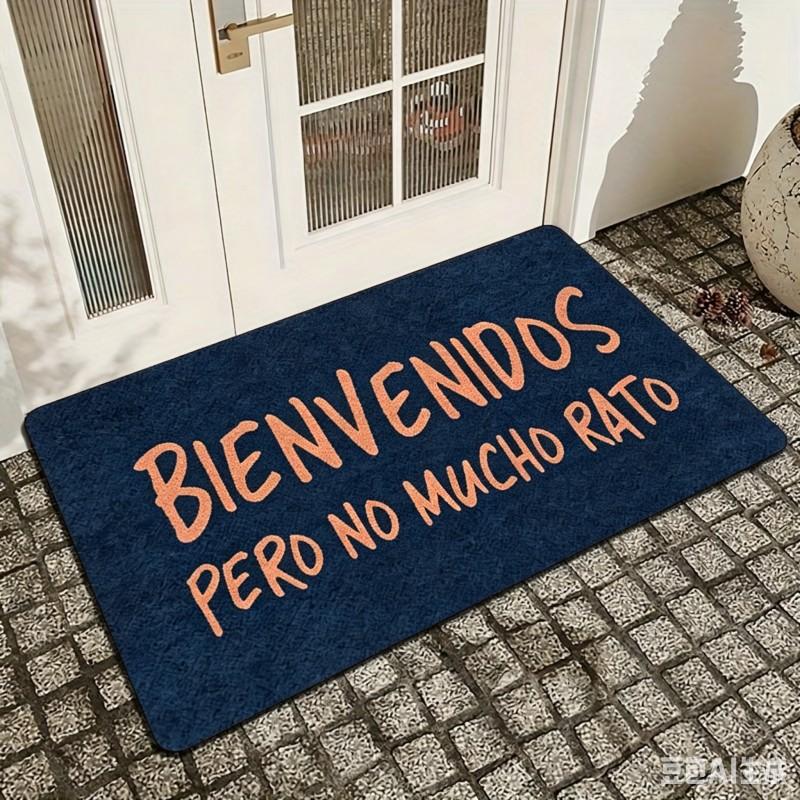 Unique Spanish Slogan Welcome Doormat Funny Entryway Floor Mat Aesthetic Housewarming Gift Idea For Inside Outside Rug