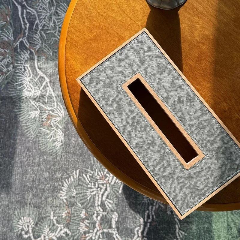 For Luxus Holz Tissue Boxen Leder Lagerung Ästhetische Tissue Boxen Organizer Serviette Halter Kaffee Tische Serviette Box Schla