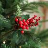 Plastic Simulation Pine Cone Branches Handmade Fake Plant Artificial C  Merry Christmas Decoration