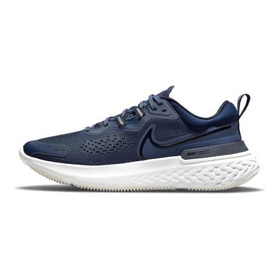 React Miler 2 Azzurro Tuono Scarpe da Ginnastica da Uomo Nero Ossidiana CW7121-400