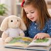 Planetee Peluche Lapin Bébé Doudou Message Maman Lune Prénom Livia Cadeau Naissance Nouveau-Né Baby Shower