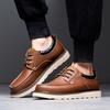 Plus 46 47 48 Classic Men's Casual Genuine Leather Shoes Loafers Daily Work Driving Shoes High-quality Casual Man Platform Shoe