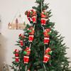 Santa Claus Ladder Doll Christmas Tree Hanging Decoration Interior Door Wall Christmas Pendant Christmas Gift