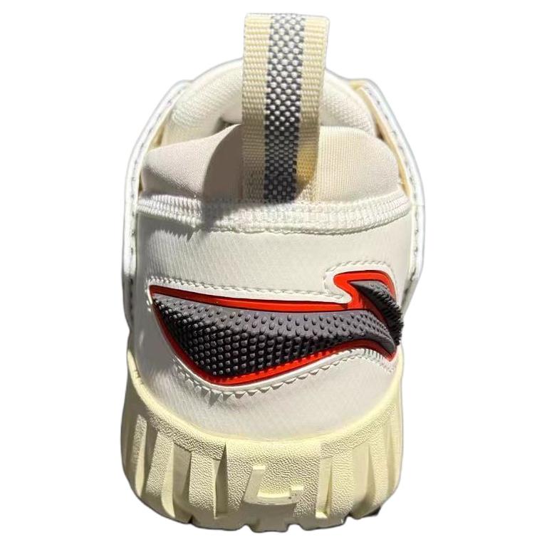 Li Ning BadFive 3 Low Stoff Abriebfest Dämpfung Niedriger Schaft Basketballschuhe Herren Weiß ABFU005-78