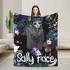 Sally Face Deken Zacht Straat Trend Pluche Plaid Deken Voor Jongen Meisje Slaapkamer Flanellen Sprei Bedhoes