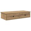 VidaXL Wandregal mit Schubladen Artisan-Eiche 80x31x17cm Holzwerkstoff