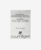 COURREGES Two-Pocket Twill Mini Skirt - Black / Vescju188Pl00079999