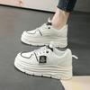 Board Shoes Women's 2025 Spring Little White Shoes New Versatile Casual Women's Shoes Show Feet Small Platform Sports Shoes