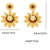 Sunflower versatile, trendy and fashionable casual earrings for the back-to-school season