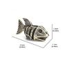 Sea Animal Shark Brass Knife Beads EDC Outdoor DIY Paracord Woven Accessories Lanyard Pendants Umbrella Rope Flashlight Hangings