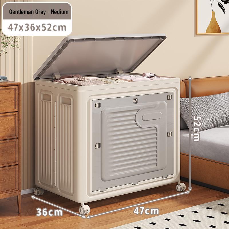 Large Capacity Foldable Clothing Organizer with Wheels