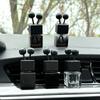 8ML Car Air Vent Essential Oil Bottle Empty Glass Container For Fragrances Dispensing Essential Oil Diffuser