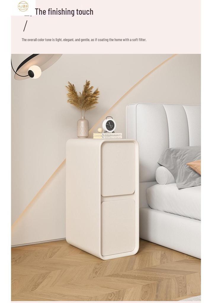Comodino Moderno Minimalista Ultra-Stretto