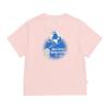 NATIONALGEOGRAPHIC N262Wts970 Women'S Caster Earth Graphic Short Sleeve T-Shirt Ice Pink