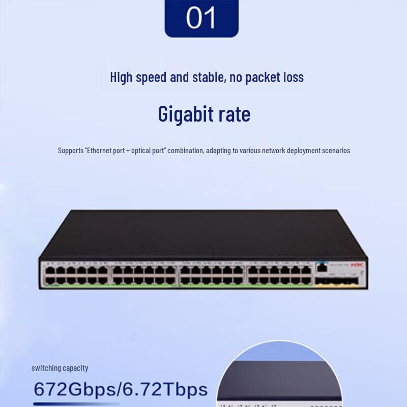 H3C S5130V2-52S-LI Gigabit Managed Enterprise Switch