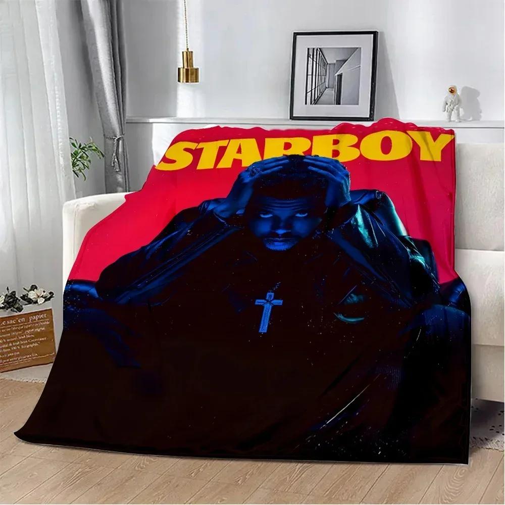 The Weeknd XO Minimalist Poster Printed Blanket Picnic Blankets Warm Blanket Soft and Comfortable Home Travel Birthday Gift