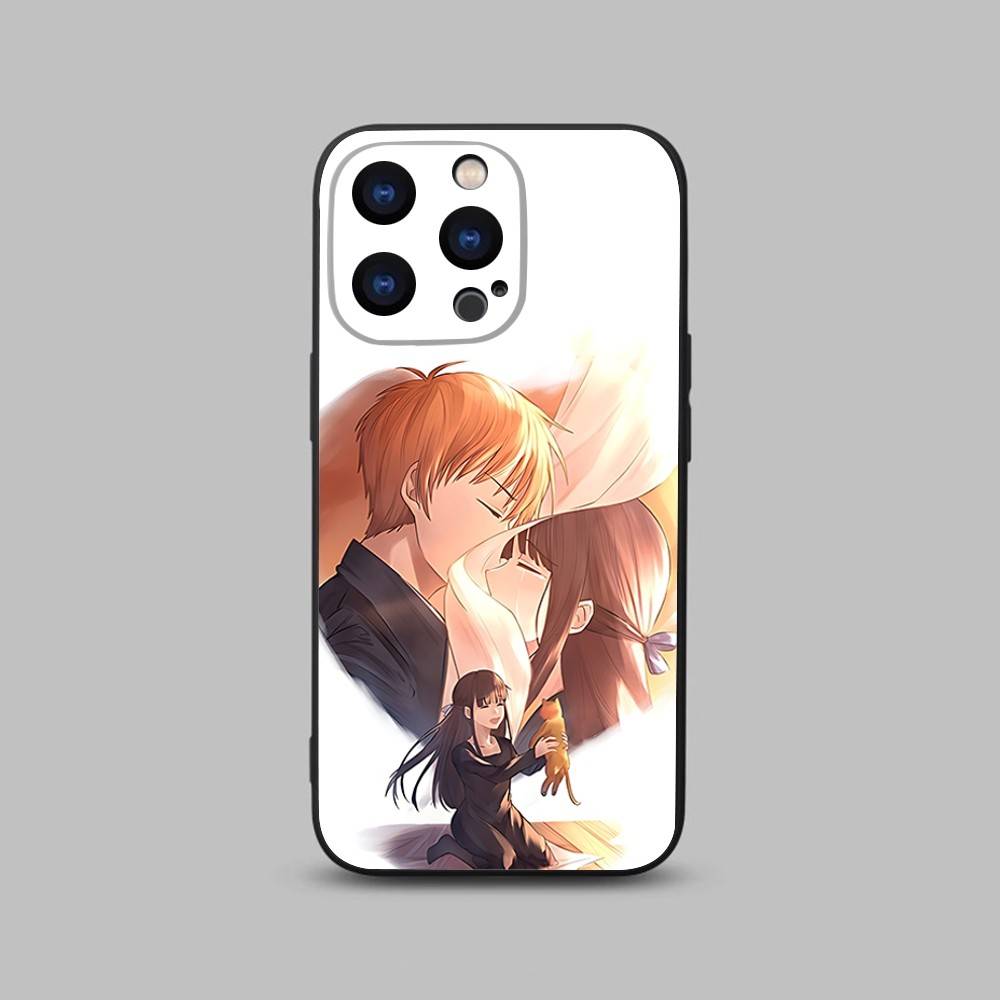 F-Fruit Anime B-Baskets Phone Case For iPhone 17,16,15,14,13,12,11,Pro,Max,Plus,X,XS,SE4,E,Mini,Soft Black Case