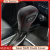 Echtes Leder LHD RHD Auto Schaltknauf Abdeckung für Ford Everest Ranger – 2022 Gear Collars Gear Sticker