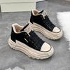 Fashion Women's Vulcanized Shoes Platform Fashion Autumn New Women's Shoes for Lady Running Sports Casual Breathable Wear-resistant Shoe