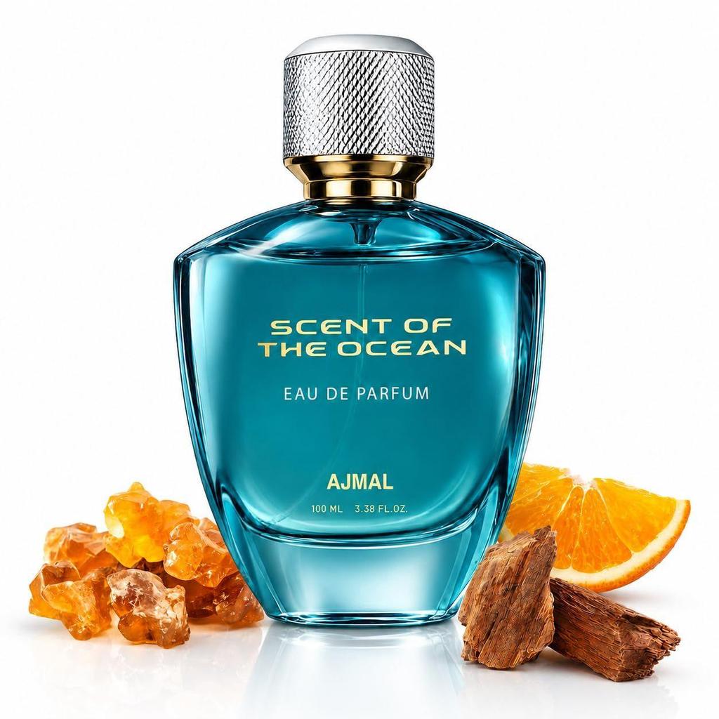 Ajmal Scent of the Ocean Unisex-Parfüm | 100 ml Eau De Parfum für Mann & Frau |