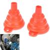 Universal Liquid Funnel Foldable Kitchen Funnel Car Engine Funnel  Washer Fluid Change