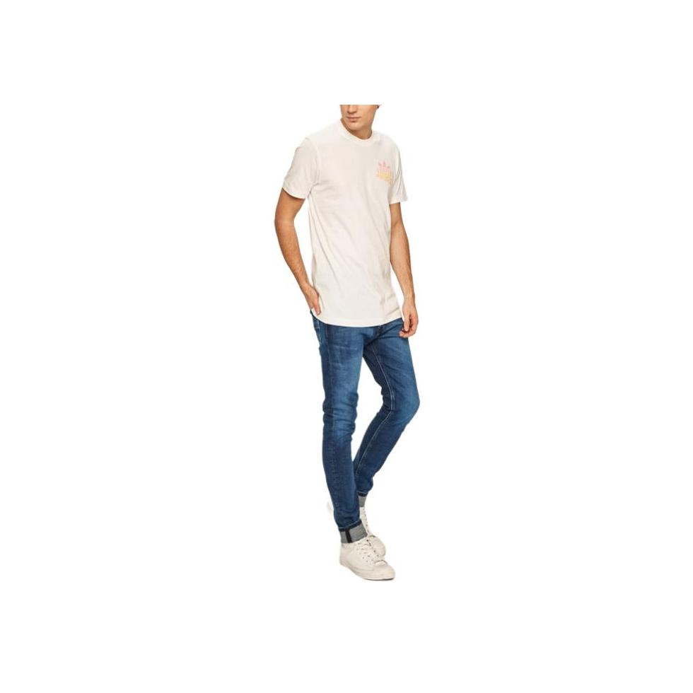 Adidas Originals Trefoil Multi Fade SP T Short Sleeve Sports T-Shirt Men Tops White FM3379