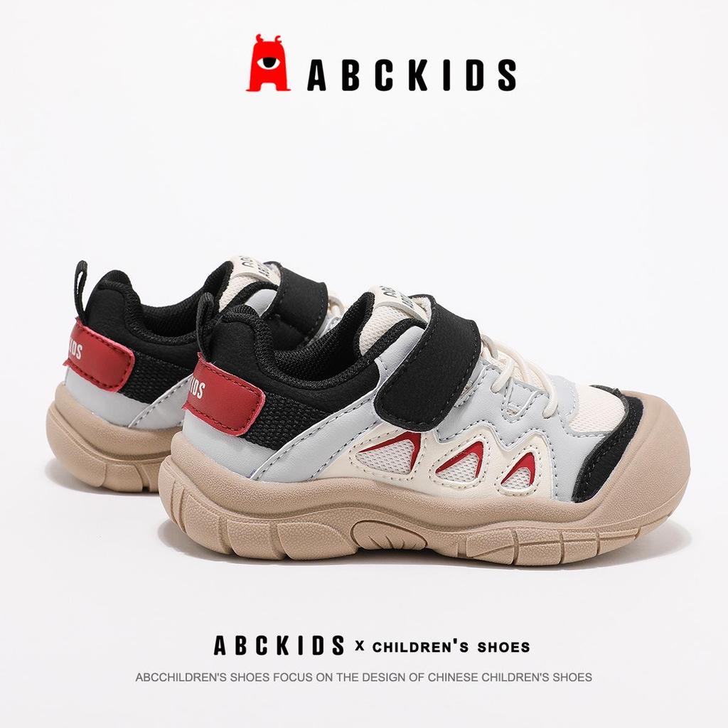 ABCKIDS Girls' Velcro Sneakers - 2025 Autumn Breathable Casual Running Shoes
