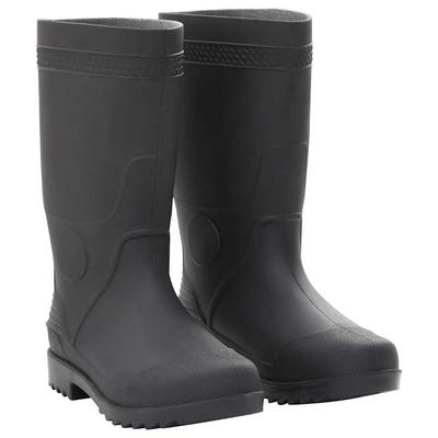 Vidaxl Botas de Agua, Negras, Talla 38, PVC