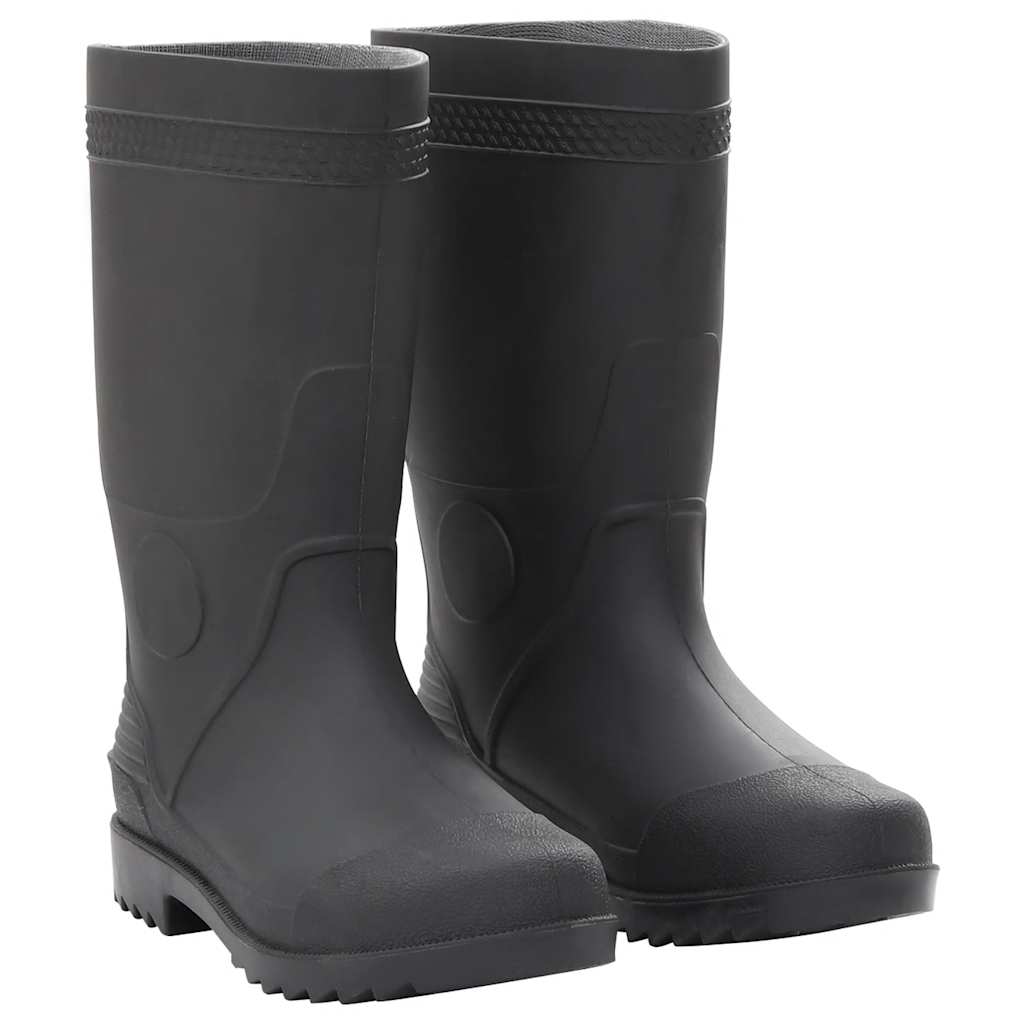 Vidaxl Botas de Agua, Negras, Talla 38, PVC
