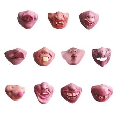 Latex Half Face Mask Funny Costume Cosplay Party Elastic Band Novelty Masks