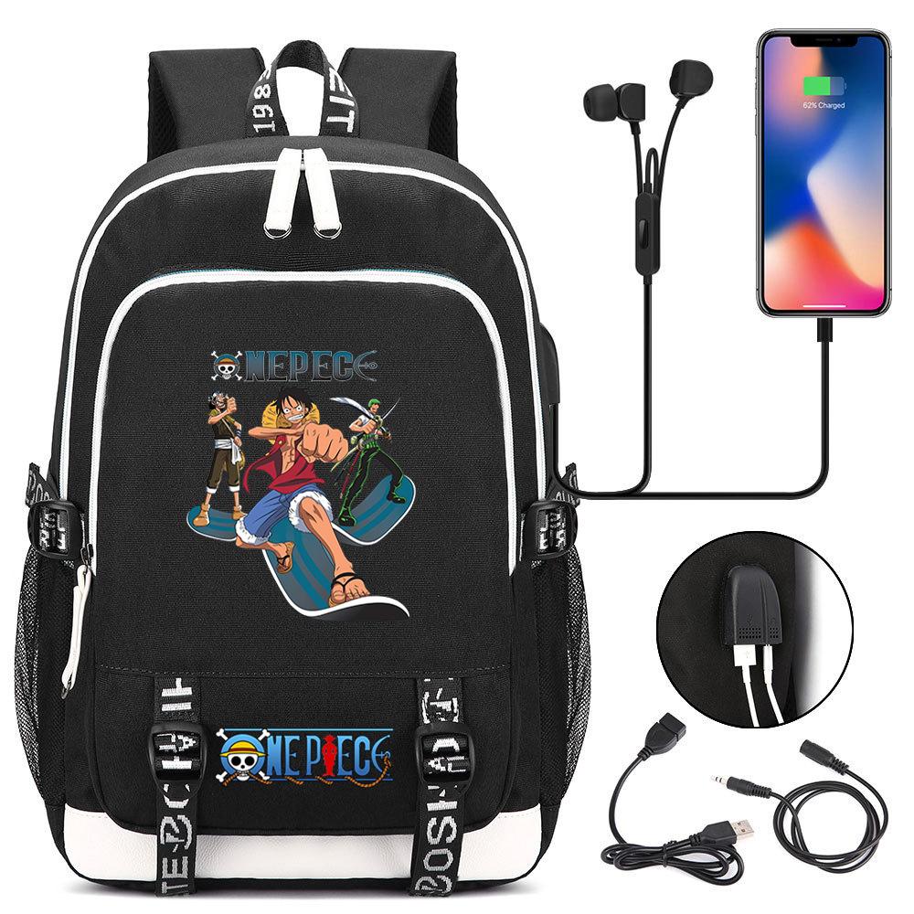 Primary And Secondary School Students Schoolbag Riman Personalized Printing Youth Leisure Travel With Usb Backpack