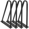4 Pcs Black Metal Table Legs For Furniture Desk Bench Hairpin Modern Sturdy Easy Install diy Legs Furniture Parts